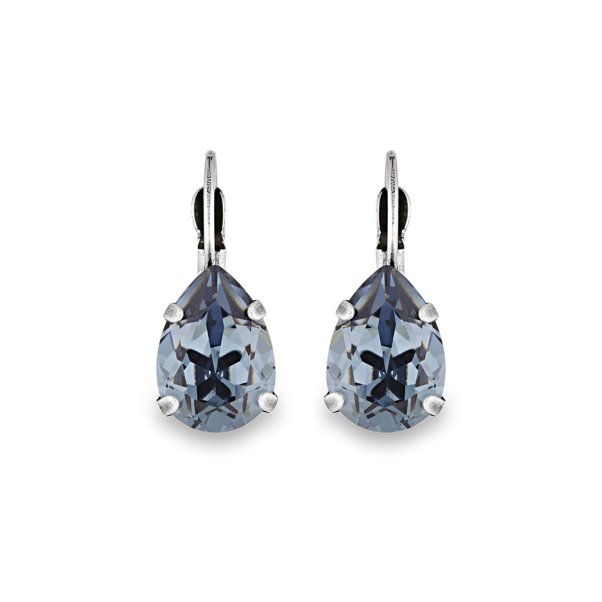 Adele Denim Blue Crystal Earrings