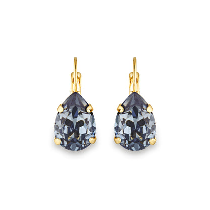 Adele Denim Blue Crystal Earrings
