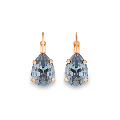 Adele Denim Blue Crystal Earrings