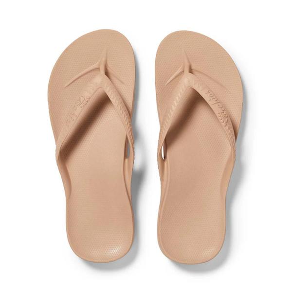 Archies: Arch Support Thongs - Tan