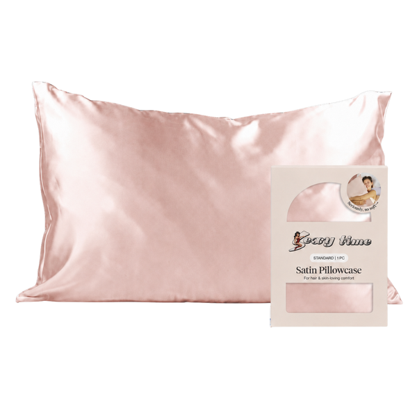 sexytimehume Pink Satin Pillowcase