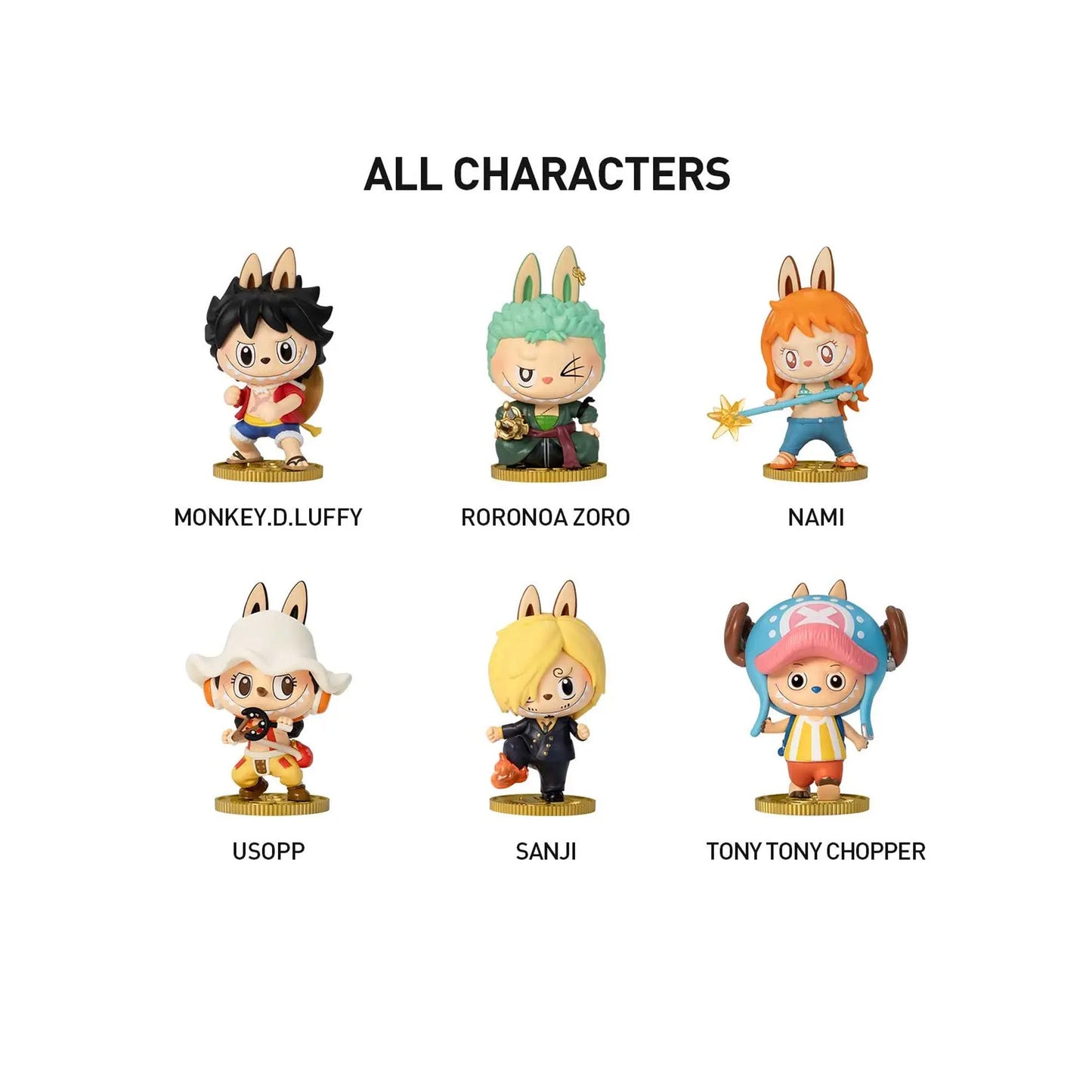 POP MART Labubu The Monsters x One Piece Series Sealed Case (12 Blind Boxes)