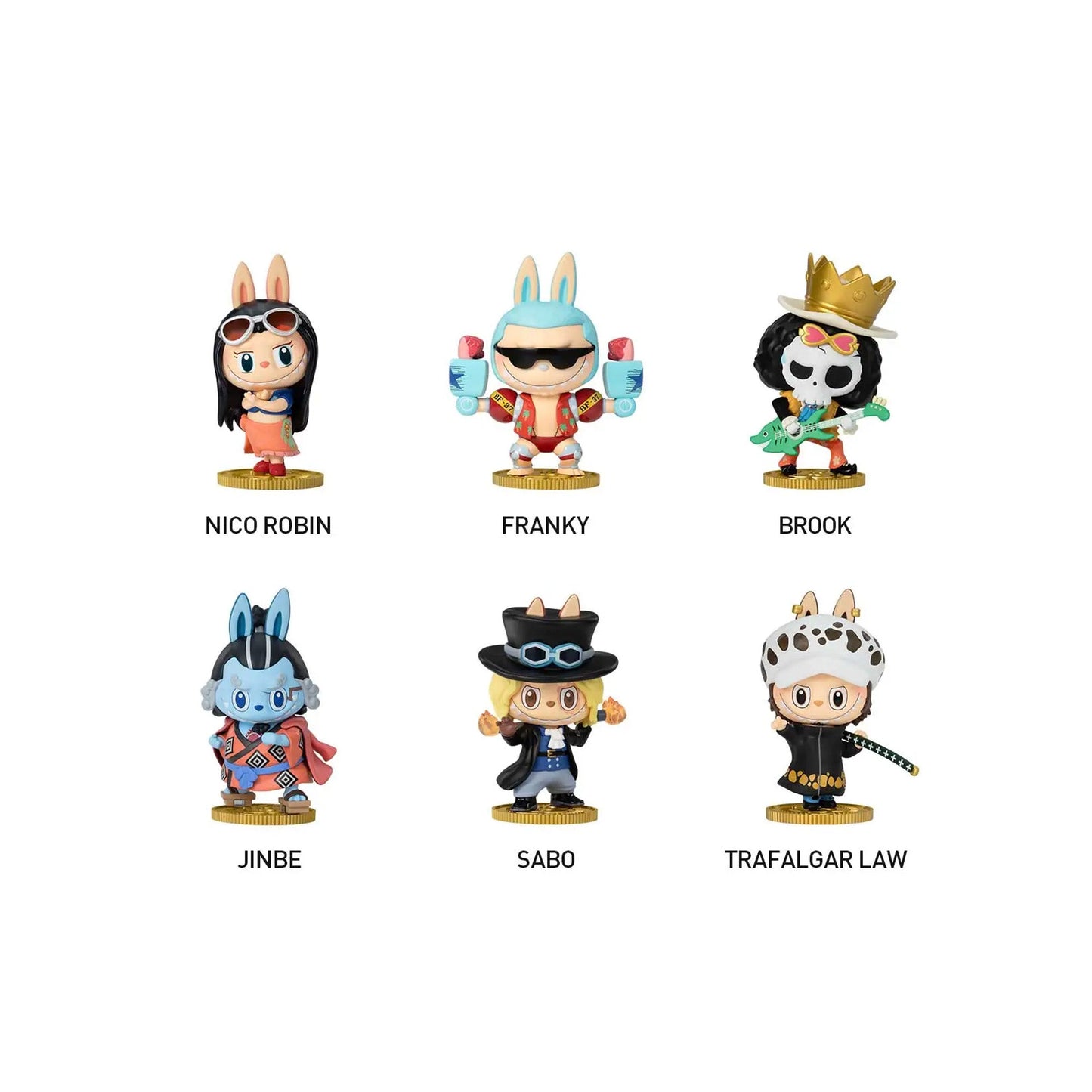 POP MART Labubu The Monsters x One Piece Series Sealed Case (12 Blind Boxes)