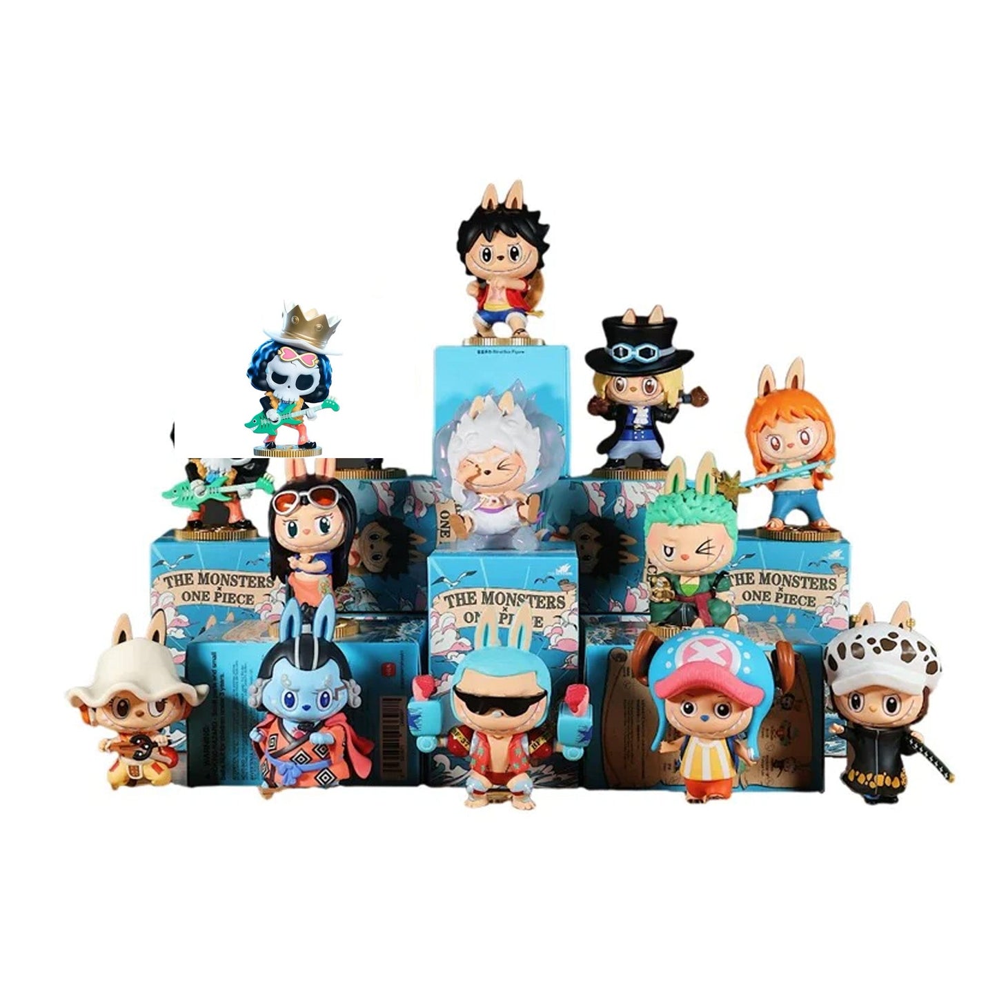 POP MART Labubu The Monsters x One Piece Series Sealed Case (12 Blind Boxes)