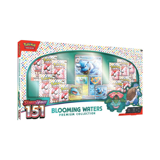 Pokémon TCG Blooming Waters 151 Premium Collection (12 Booster Packs)