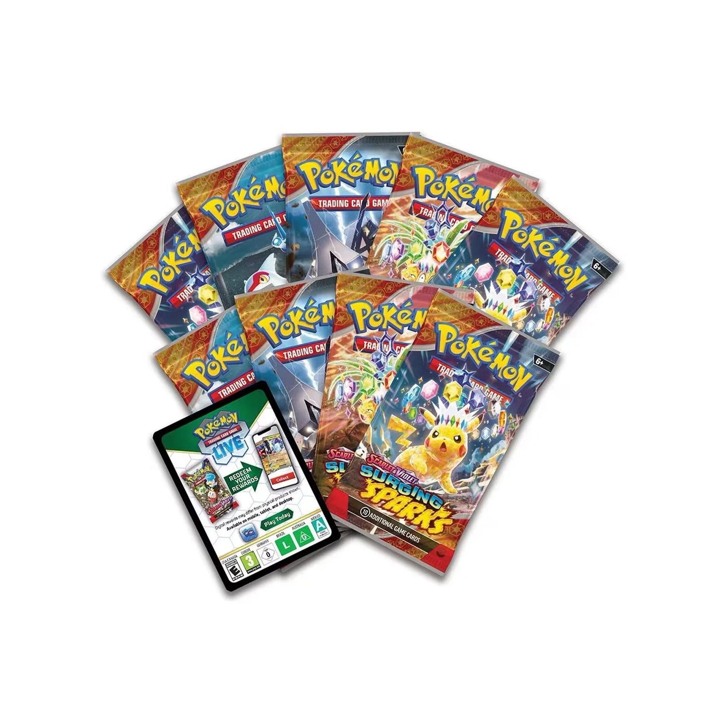 Pokémon TCG Scarlet & Violet Surging Sparks Elite Trainer Box