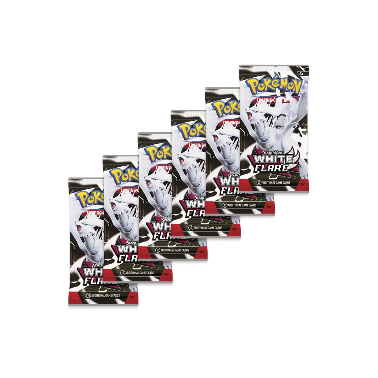 Pokémon TCG Scarlet & Violet White Flare Booster Bundle (6 Packs)