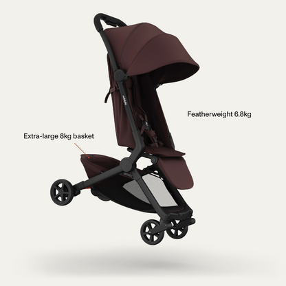 Redsbaby SKIP³ Lightweight Travel Stroller – Currant