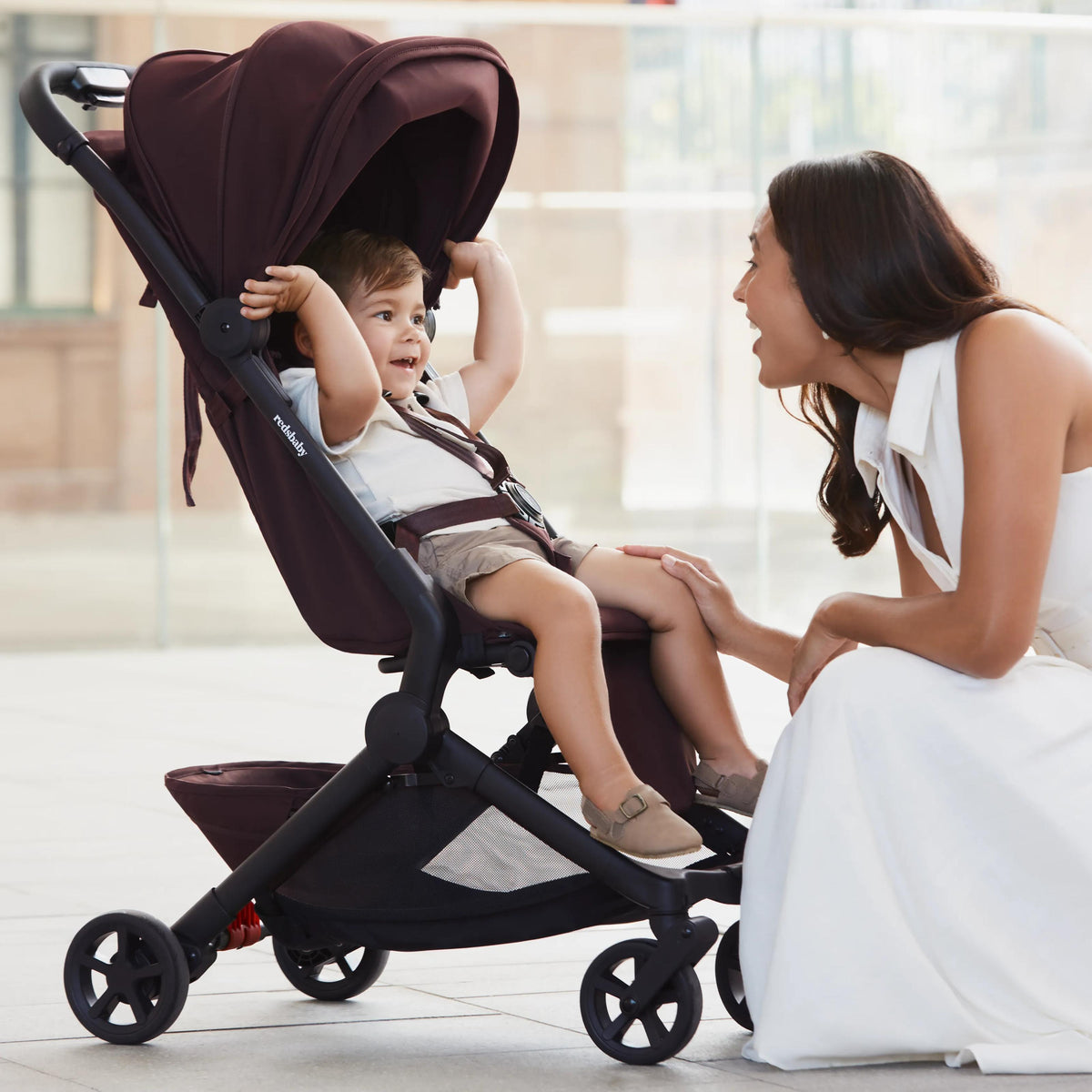 Redsbaby SKIP³ Lightweight Travel Stroller – Currant