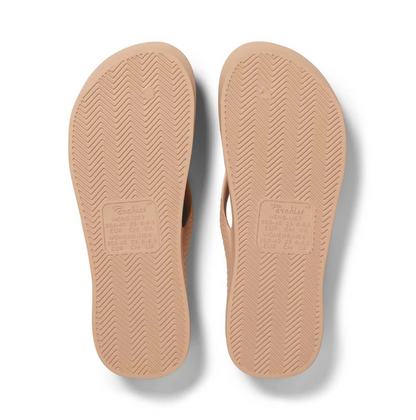 Archies: Arch Support Thongs - Tan