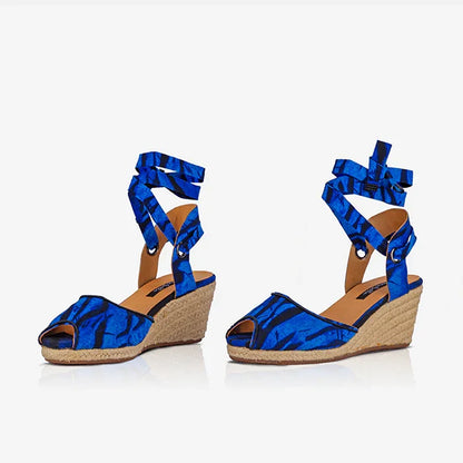 The Gaia Ocean Spirit Espadrille Wedge Sandals | Limited Edition