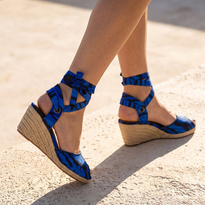 The Gaia Ocean Spirit Espadrille Wedge Sandals | Limited Edition