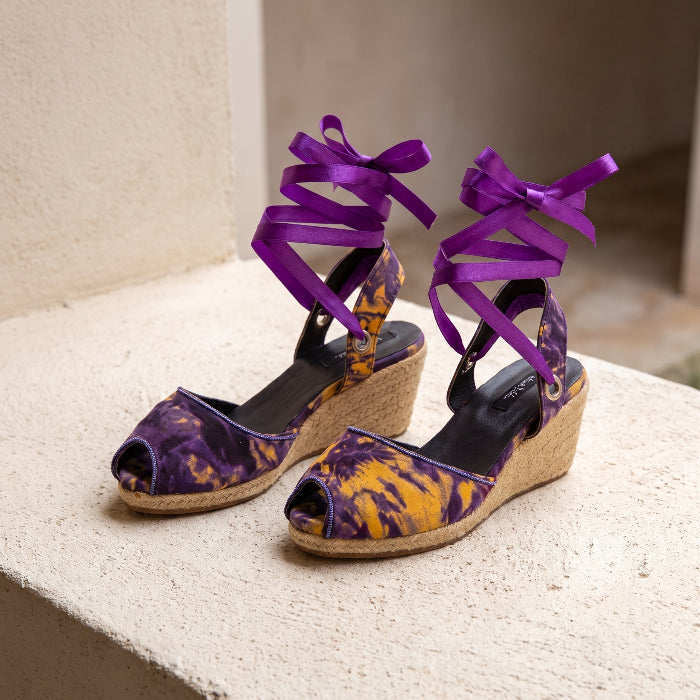 The Gaia Royal Ember Espadrille Wedge Sandals | Limited Edition