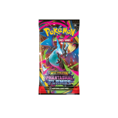 Pokémon TCG Mega Evolution Phantasmal Flames Booster Bundle (6 Packs)