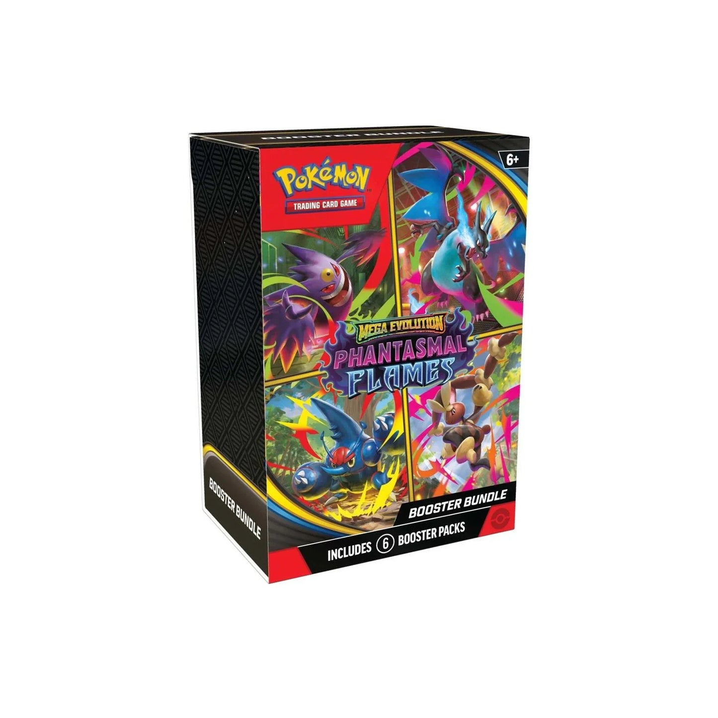 Pokémon TCG Mega Evolution Phantasmal Flames Booster Bundle (6 Packs)